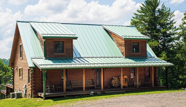 Soak in the hot tub @ Stonewood Manor - Where Luxury and Cozy Meet.