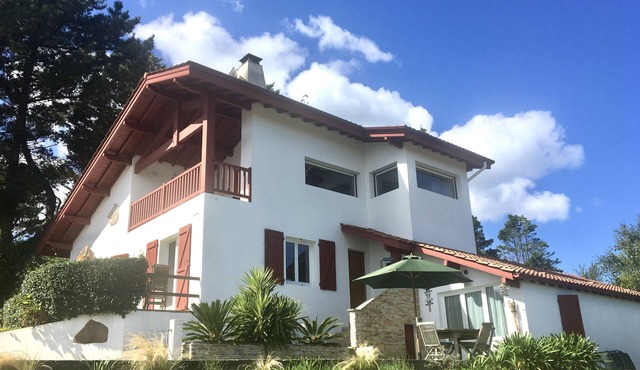 Socoa, foam and wild flowers for this rental sea view St Jean de Luz