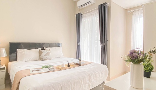 Soft Grey 1Br At Royal Sentul Park Apartment