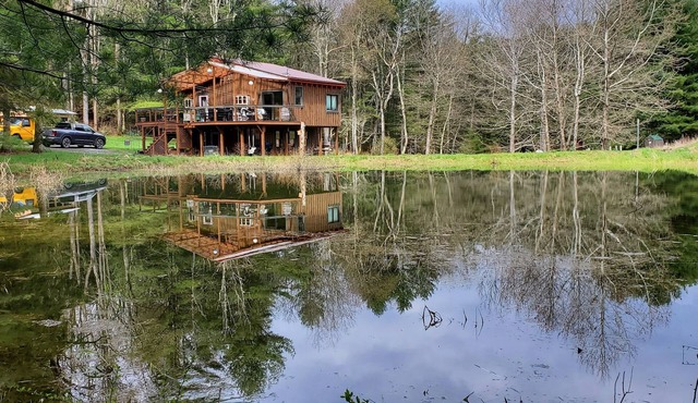 Solar Cabin: A Modern, Off-grid Retreat on 100 Acres
