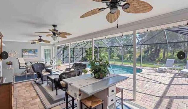 Solar Powered Home & Tropical Pool Lanai Paradise