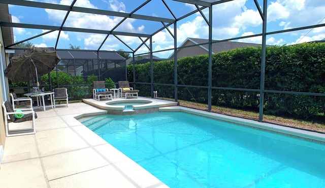 Solar Powered Villa Near Disney, South Pool/Spa