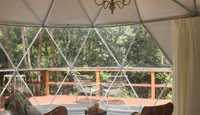 Solara Dome Off Grid Luxury and Stillness at Shanlyn Farm