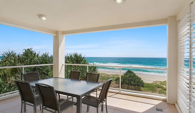 Solaya Unit 6- Right on Tugun beach just a stones throw from the waters edge with Wi-Fi Included.
