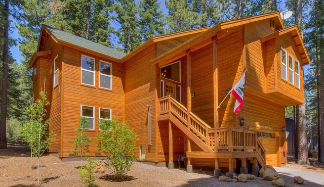 Solitude on the West Shore: Spacious Retreat Near Tahoe City with Hot Tub, Games