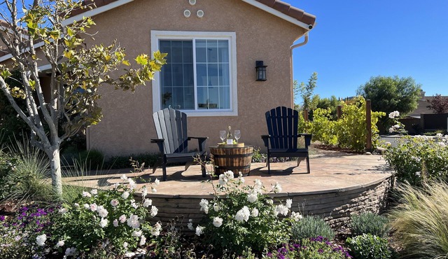Solvang/Buellton area holiday/vacation upscale Rental w/patio, grill