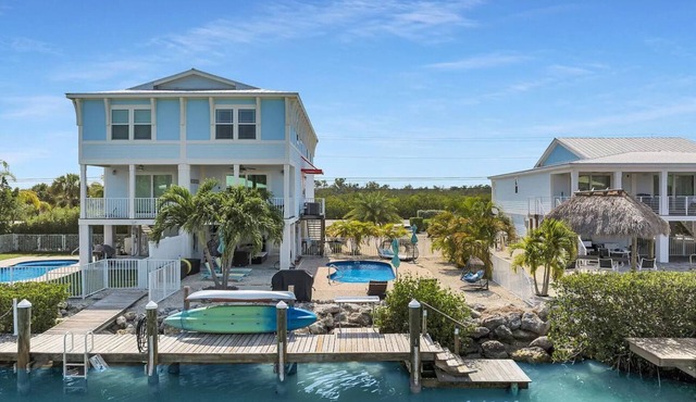 Sombrero Beach Villa with Private Pool and Dock