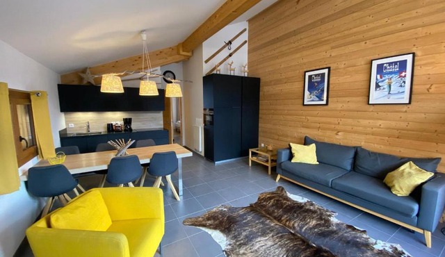 Somptueux appart. proche centre village avec garage à Châtel - FR-1-693-33