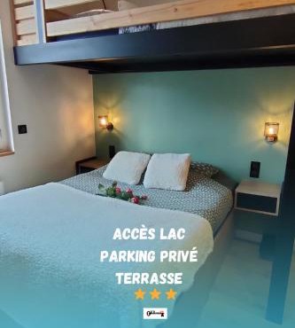 Somptueux * * proche du lac avec parking privé