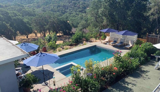 Sonoma Oasis with Heated Pool and Spa. Dogs welcomed.