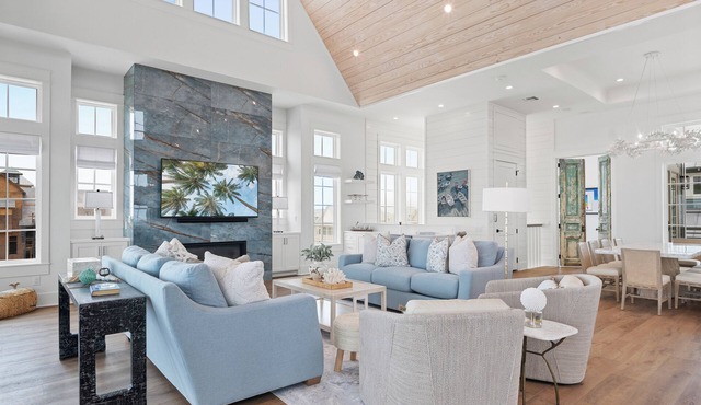 Sophisticated Coastal Living Meets Family Comfort in This Gulf-Front Gem
