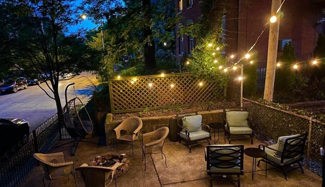 Soulard Firepit Patio + 3 Kings + 2 Blk To Brewery