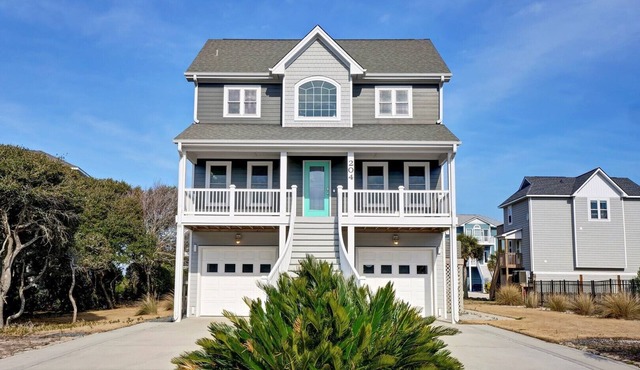 Sound side 3 bedroom retreat with eagles nest view of the ocean
