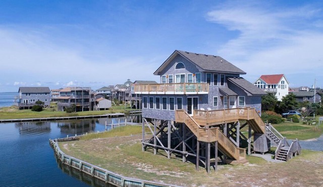 Soundfront Home w/Private Boat Dock, Game Room, Windsports Access, & More!
