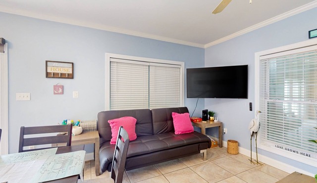 Soundfront home with boat trailer parking, scenic balcony, grill, & full kitchen