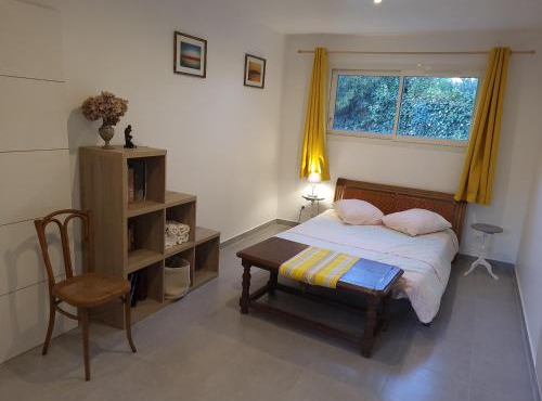 Sous le vieux figuier, chambre double indépendante