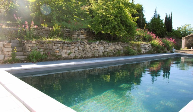 South Ardèche at Balazuc, listed site: charming gîte La Calade with swimming pool