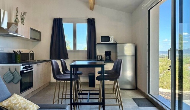 South Ardeche estate with 4 independent gites, large swimming pool, poolbar,