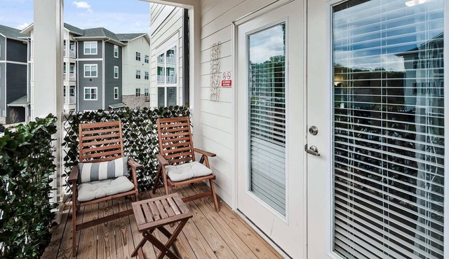South Asheville Getaway | Private Balcony Apt 1