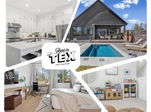 South Austin Pool & Sauna 4BR w Firepit & Playroom