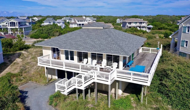 South Beach Oceanfront Home w/Stunning Views, Wraparound Deck, Tons of Natural Light, BHI Club