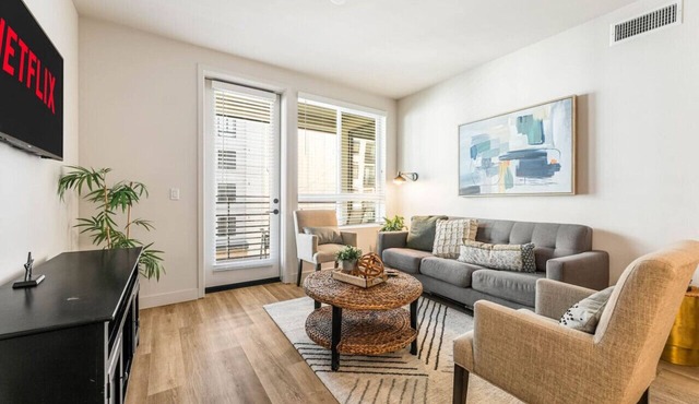 South Coast Modern: 2BD Gem | Pool, Gym + Parking
