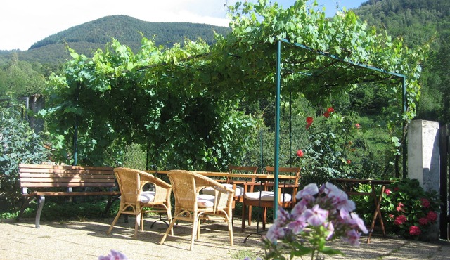 South-facing family home with terrace and adjoining garden
