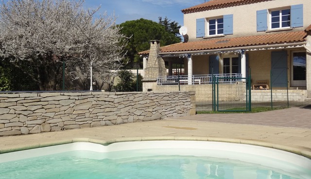 South facing family villa with views of the scrubland