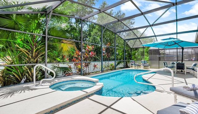 South-Facing Pool & Spa Game Room 2 Suites Disney Area Fun House