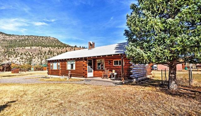 South Fork Log Cabin w/Beautiful Mountain Views!