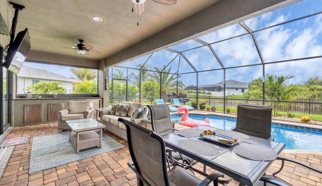 South Gulf Cove 3 Bedroom Canal Pool Home