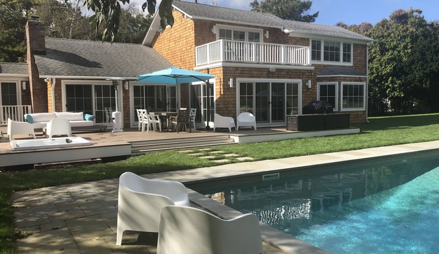 Southampton exclusive private location with beautiful heated salt water pool