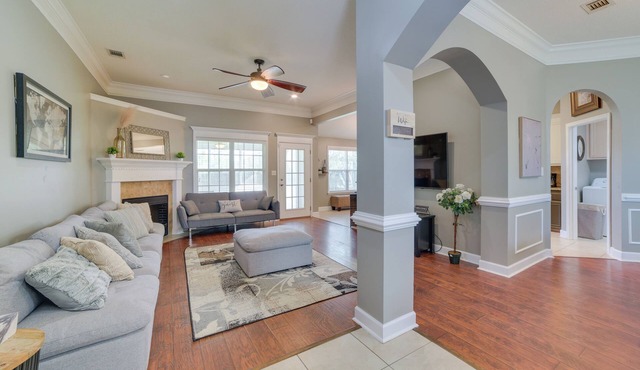 Southern Georgia Home w/Yard: 8 Mi to Moody AFB