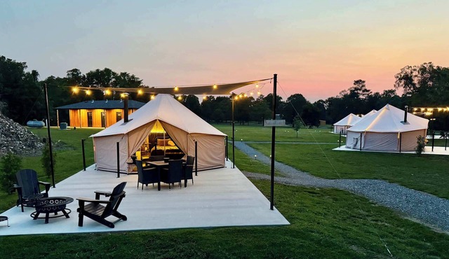 Southern Pine- Glamping @ The River Bluff Cabins