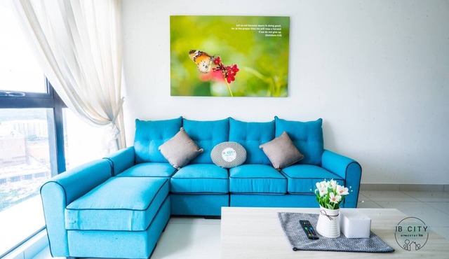 Southkey 7pax WIFI (ホームステイ) @ JB City Homestay