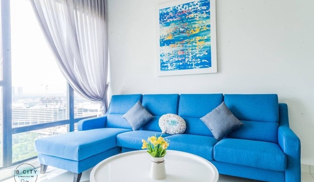 Southkey Mosaic 4pax (WIFI) 享受居 @ JB City Homestay