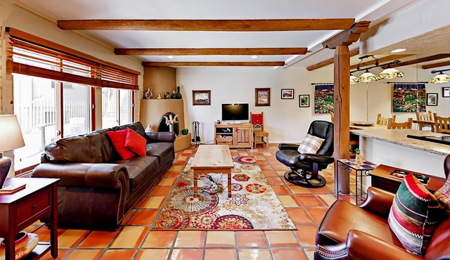 Southwest-Style Gem with Balcony, Pool & Hot Tub | Walk to Santa Fe Plaza