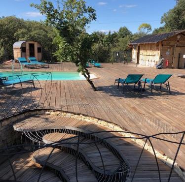 Spa Les Jardins De Chiron Lodges et Tiny House dans le sud