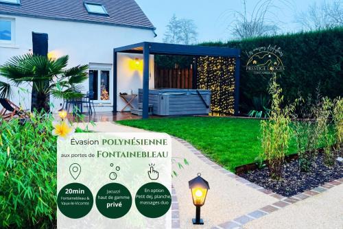 Spa privé & évasion polynésienne à 20 min de Fontainebleau - PrestigeLodges