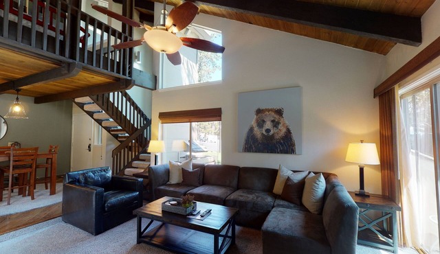 Spa-Side Escape with Warm Lodge Feel & A/C