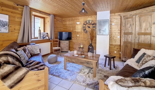 Spacious chalet in Les Granges with sauna