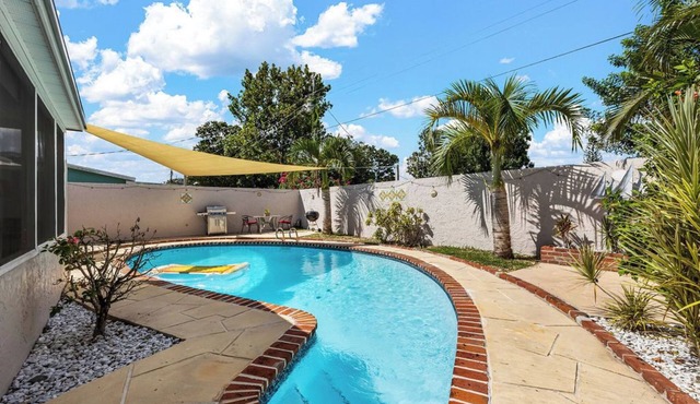 SpaceCoast Charm — 3BR Home. Heated Pool & Terrace