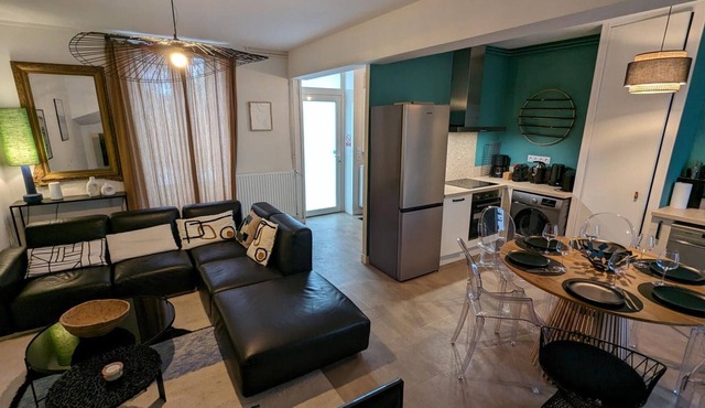 Spacious Home with Terrace, Parking, and Modern Amenities in Historic 18th Century Property