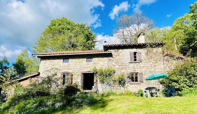 Spacieuse maison en pierre de taille nichée à la lisière de la forêt!
