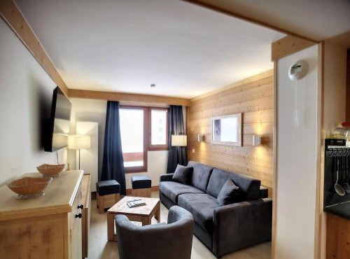 Spacieux 3 pièces cabine, 6 pers, ski aux pieds, parking gratuit - FR-1-178-359