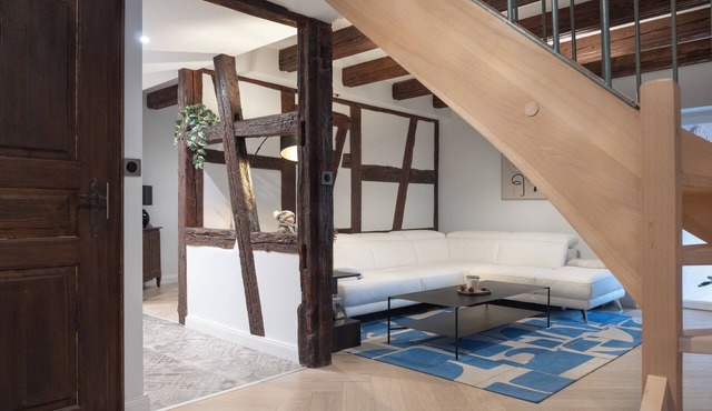 Spacious 130 sqm Home with Master Bedroom on Alsace Wine Route, Private Garage