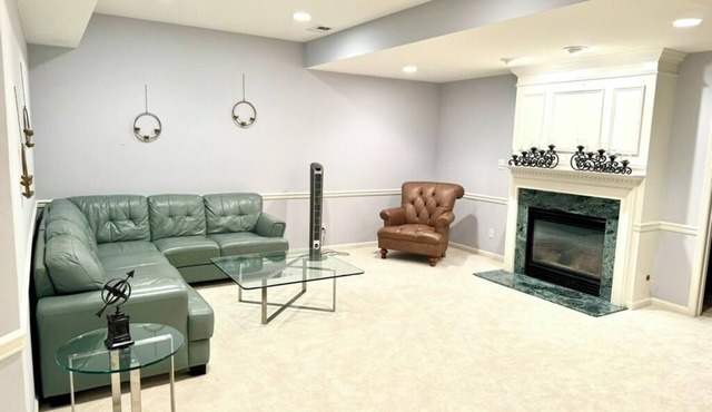 Spacious 2-bedroom basement apartment in East Brunswick with Movie Theatre