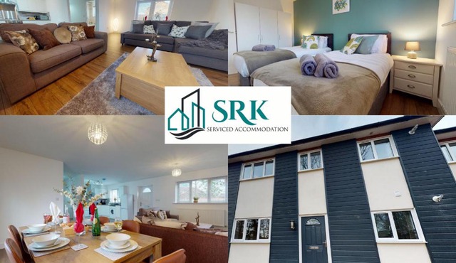 Spacious 2 Bedroom Corporate Apartment by Srk Serviced Accommodation
