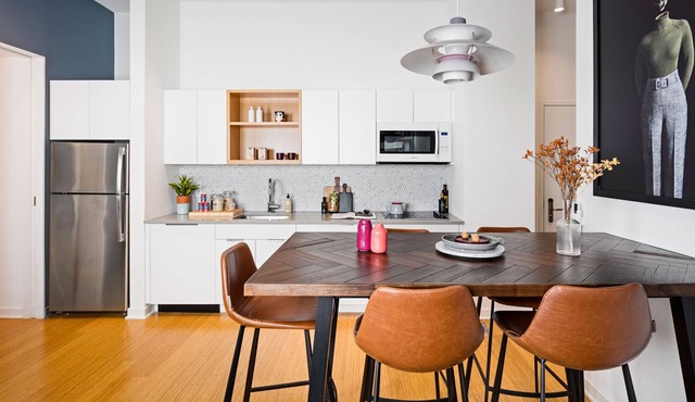 Spacious 2-Bedroom with Private Patio + Workspace