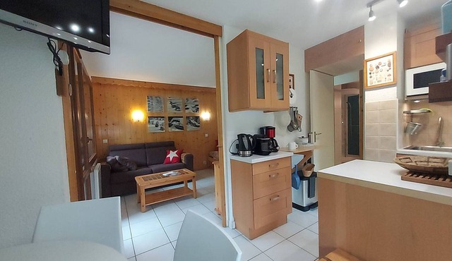 Spacious 2-Room Apt for 5, Ski-In/Out, Near Lift & ESF, Well-Equipped, Valmorel